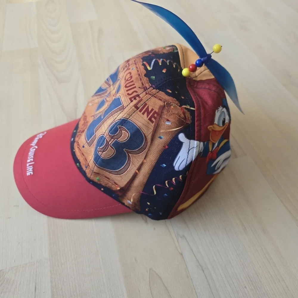 Walt Disney Cruise line kids youth Mickey Mouse Donald Duck cap hat